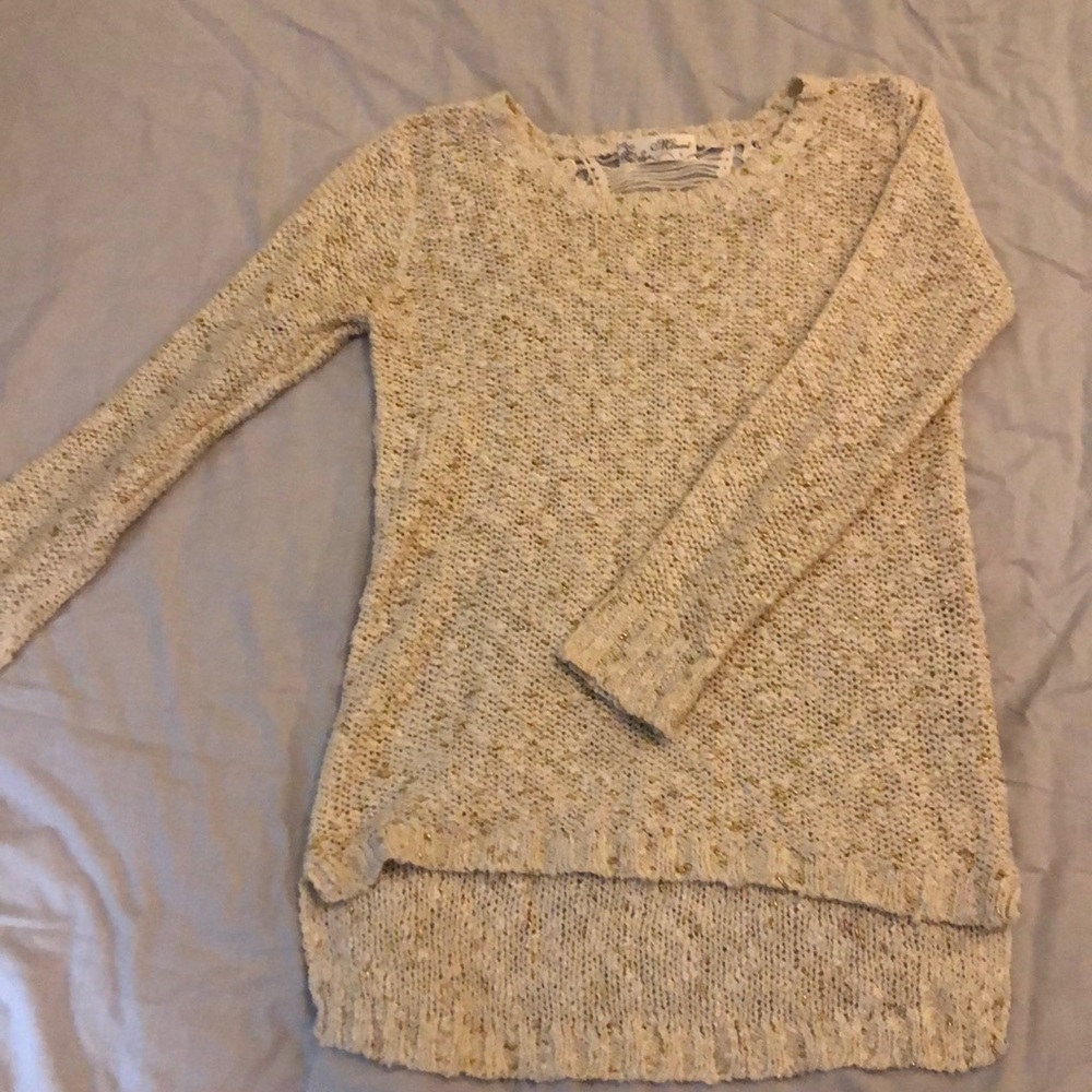 Cream/gold Sweater - Beautiful Details